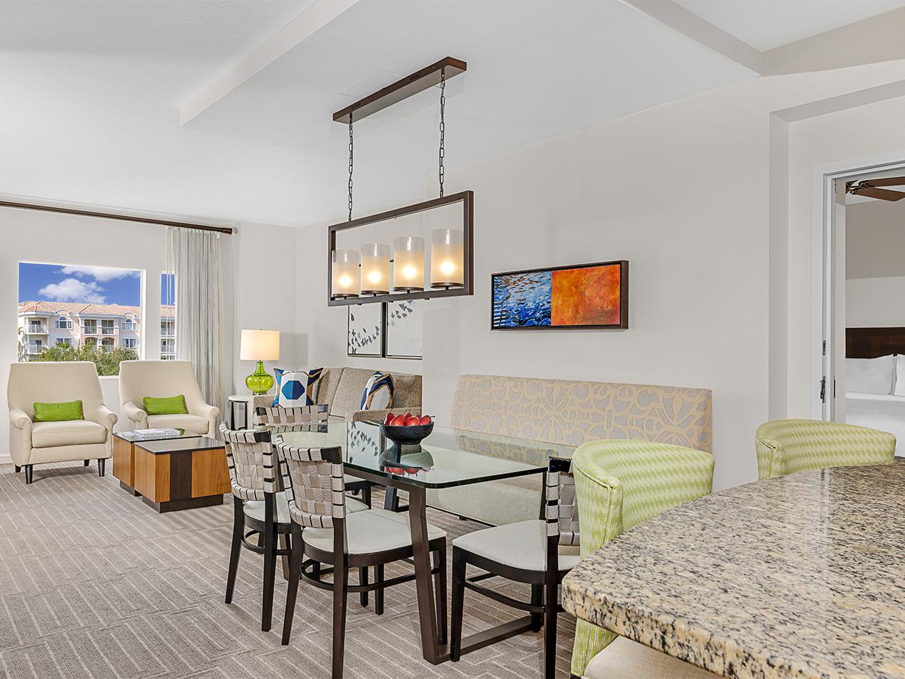 Living Room and Dining Room